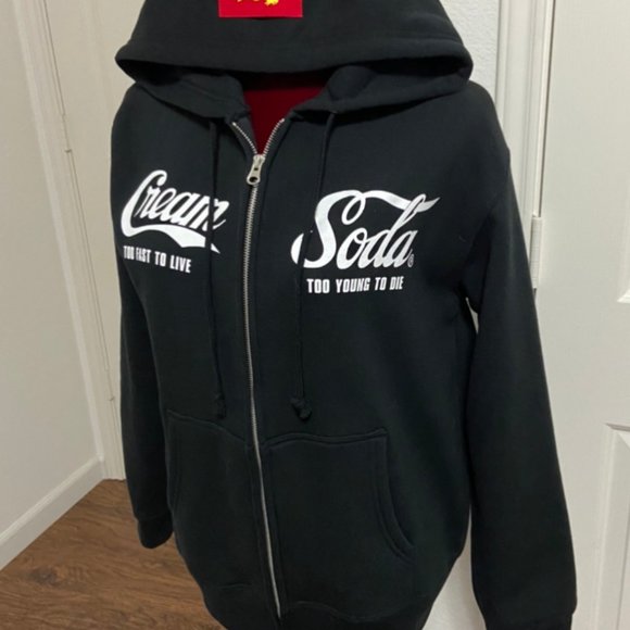 NEW Rockabilly Japan Cream Soda Zip Hoodie - Picture 3 of 6